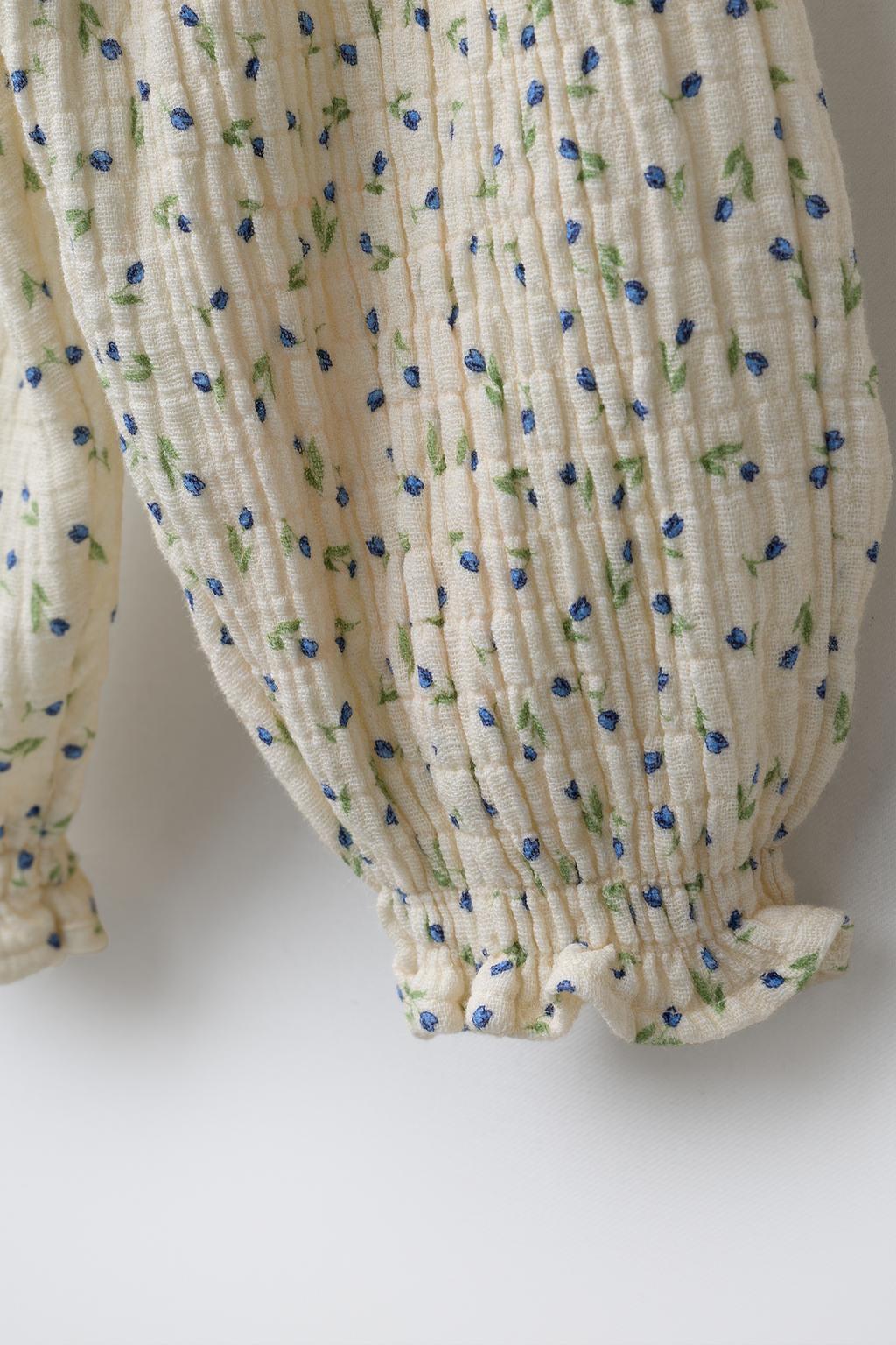 БРЮКИ Багги С ЦВЕТОЧНЫМ УЗОРОМ