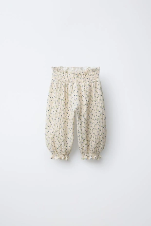 Брюки Багги с цветочным узором- Заказать в России