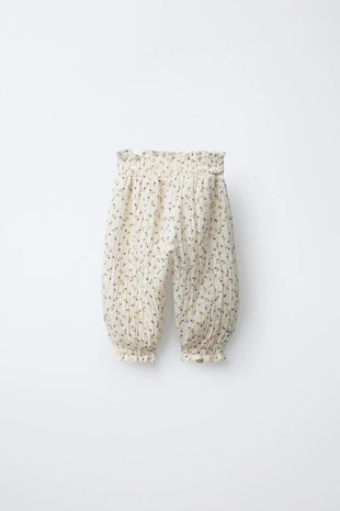 Брюки Багги с цветочным узором- Заказать в России