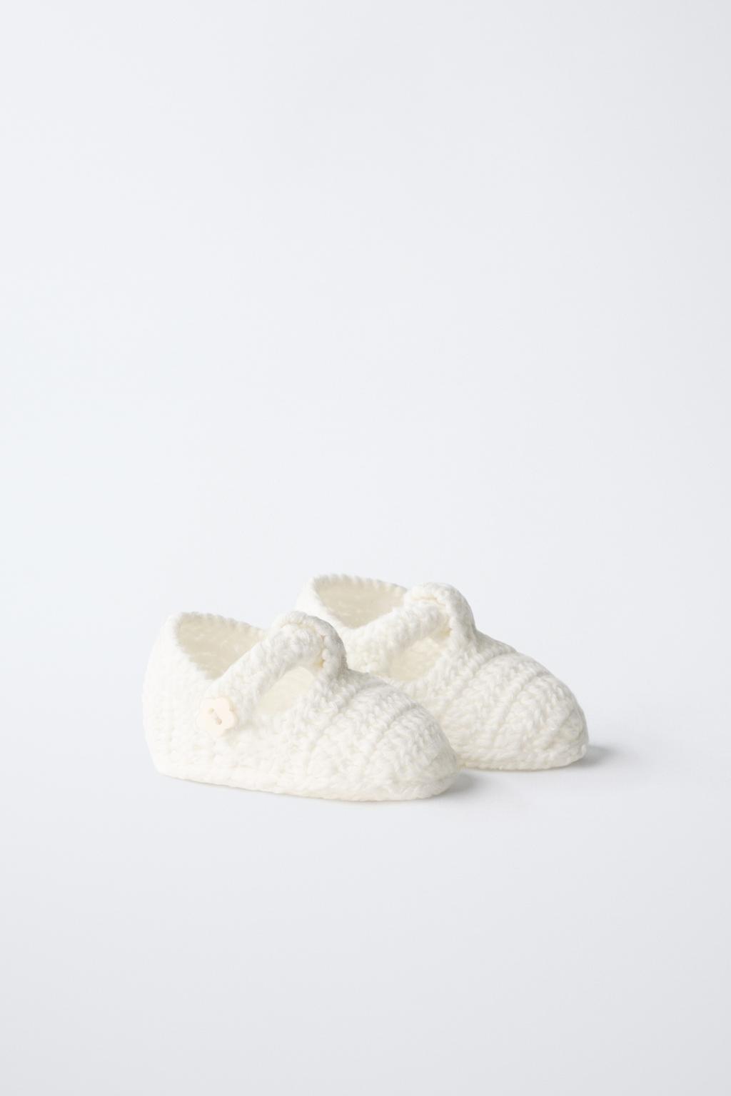 Ботильоны из плотной вязки