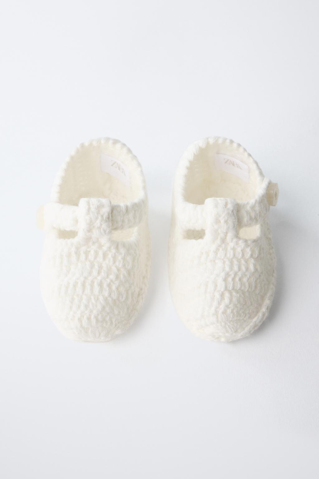 Ботильоны из плотной вязки