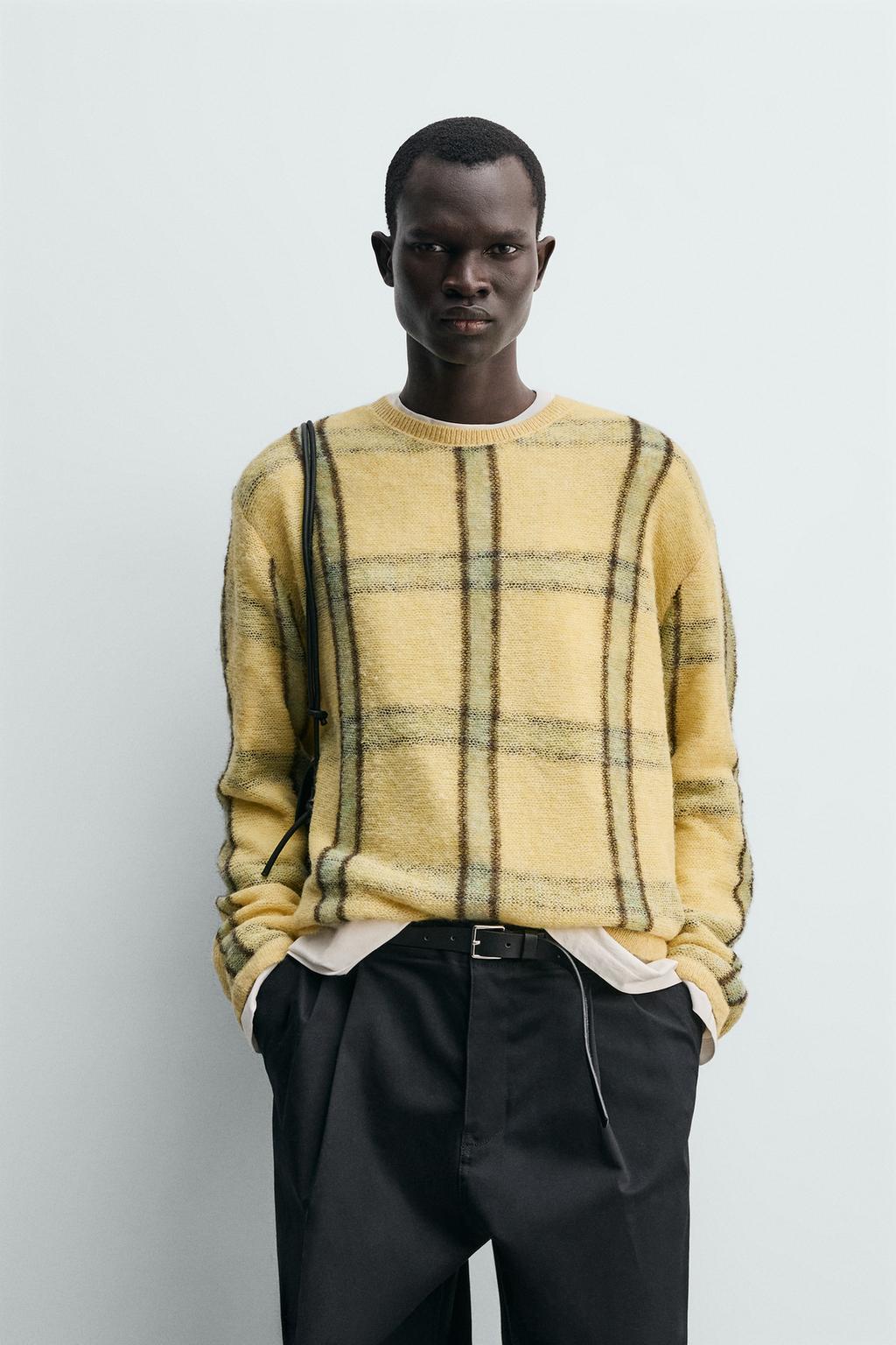 ЖАККАРДОВЫЙ СВИТЕР СВОБОДНОГО КРОЯ В ПОЛОСКУ