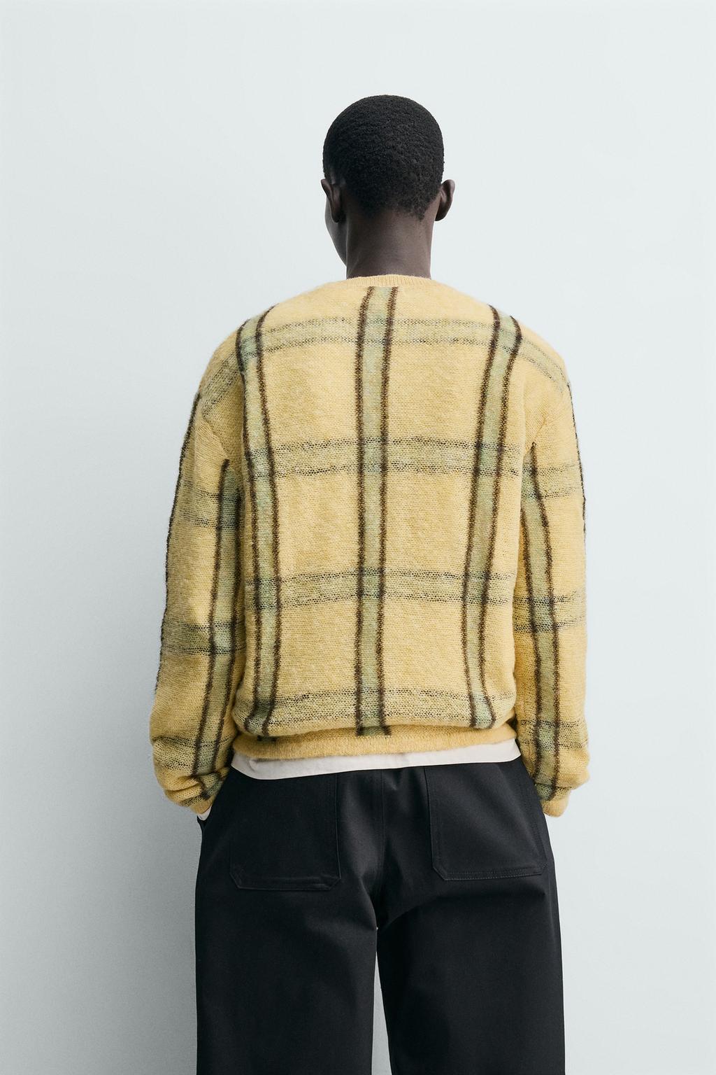 ЖАККАРДОВЫЙ СВИТЕР СВОБОДНОГО КРОЯ В ПОЛОСКУ