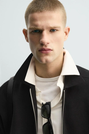 Кардиган с застежкой-молнией- Заказать в России