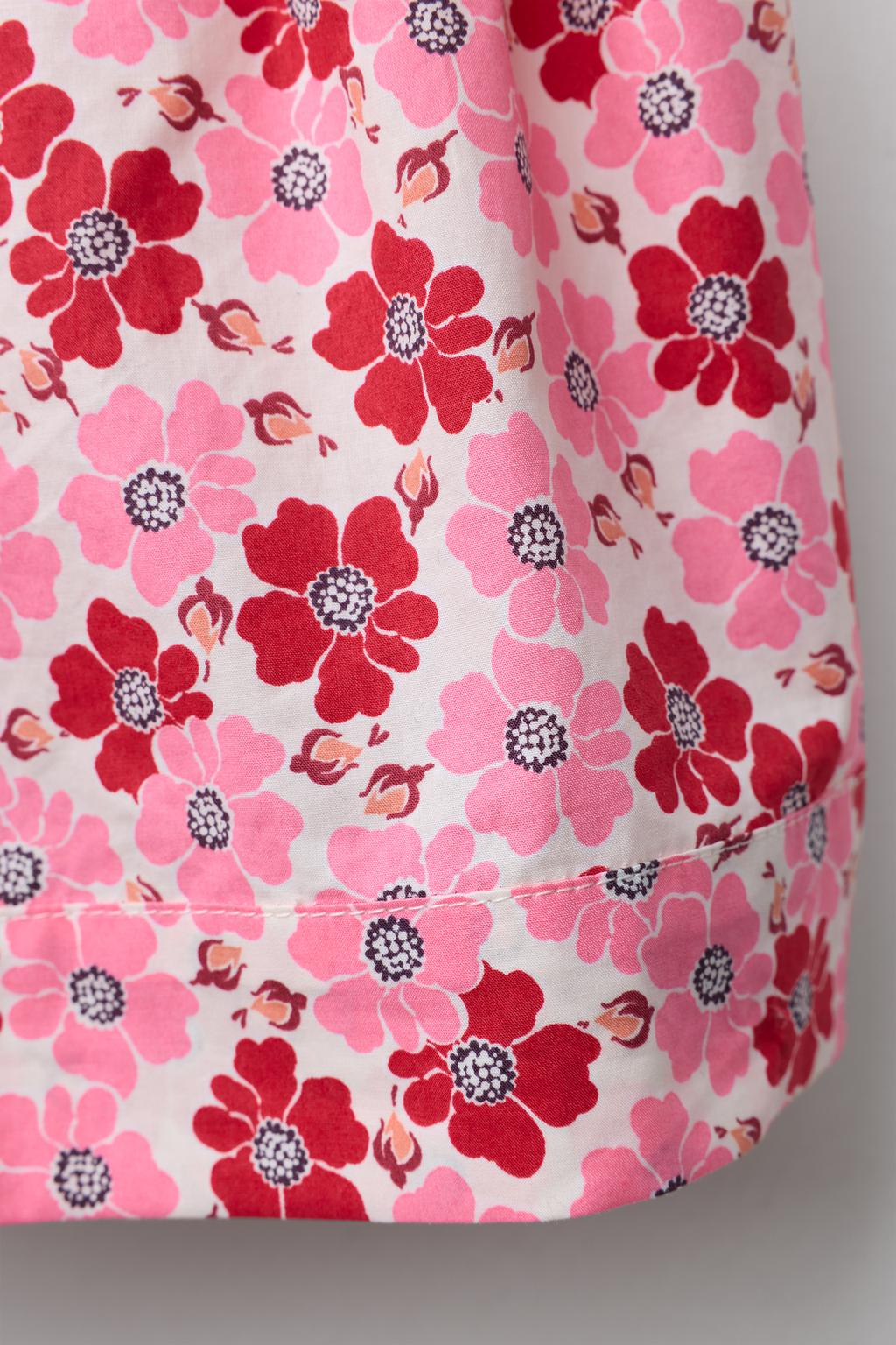 БЕРМУДЫ ИЗ ПОПЛИНА С ЦВЕТОЧНЫМ ПРИНТОМ