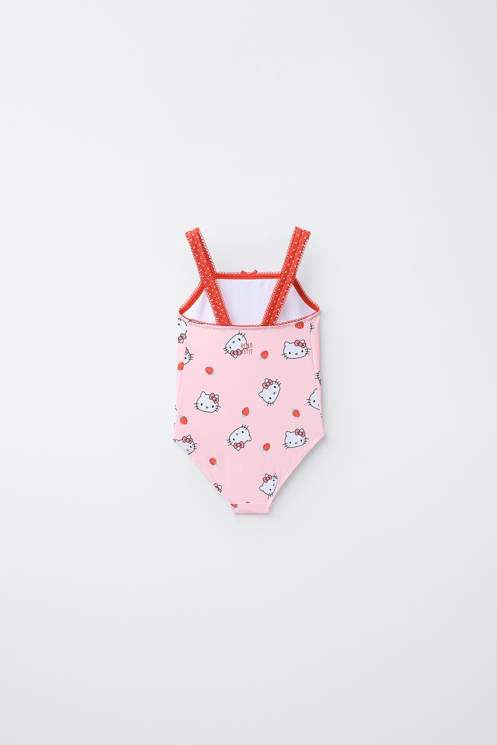 2-6 ЛЕТ/КУПАЛЬНИК С ПРИНТОМ HELLO KITTY © SANRIO