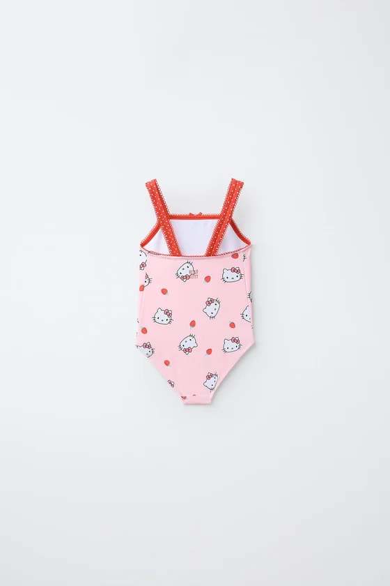 2-6 ЛЕТ/КУПАЛЬНИК С ПРИНТОМ HELLO KITTY © SANRIO