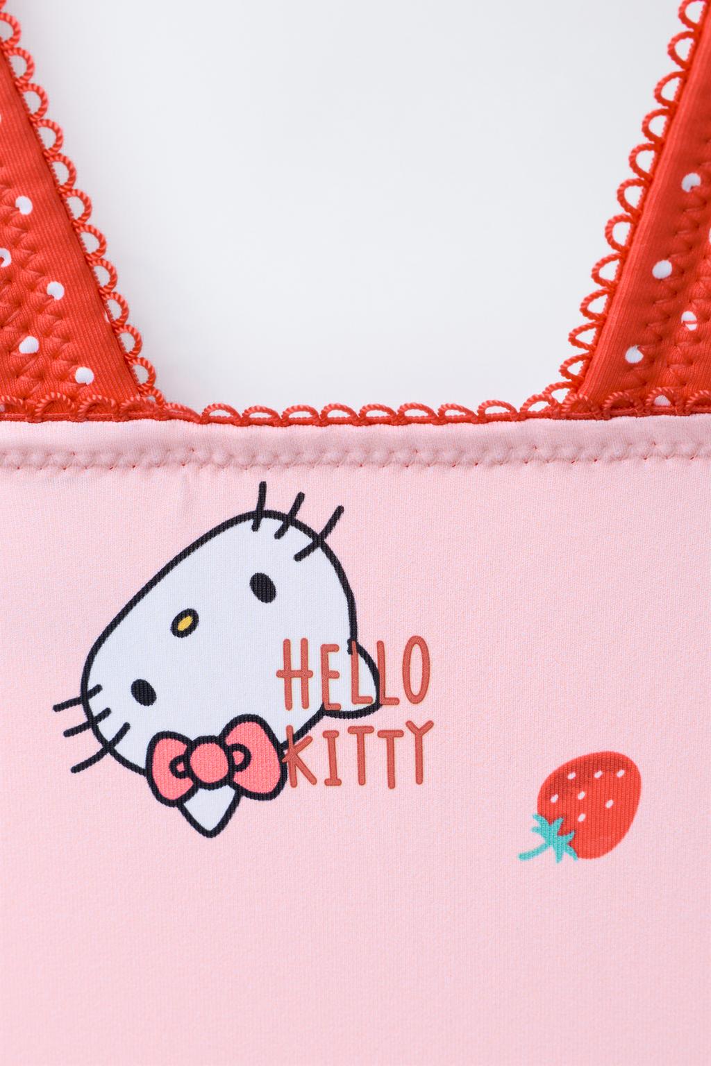 2-6 ЛЕТ/КУПАЛЬНИК С ПРИНТОМ HELLO KITTY © SANRIO