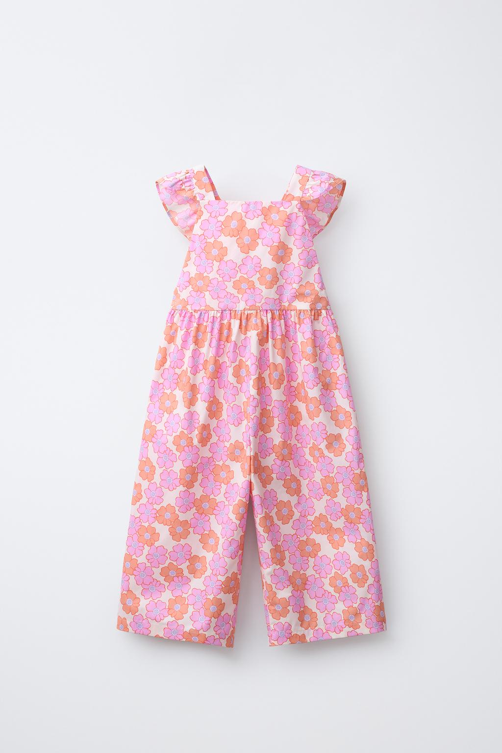 ДЛИННЫЙ КОМБИНЕЗОН С ЦВЕТОЧНЫМ ПРИНТОМ