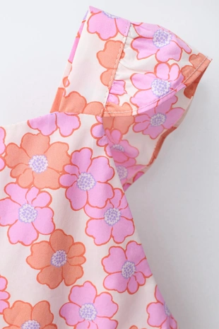 Длинный комбинезон с цветочным принтом- Заказать в России