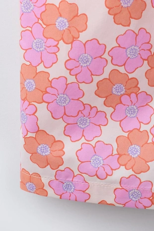 Длинный комбинезон с цветочным принтом- Заказать в России