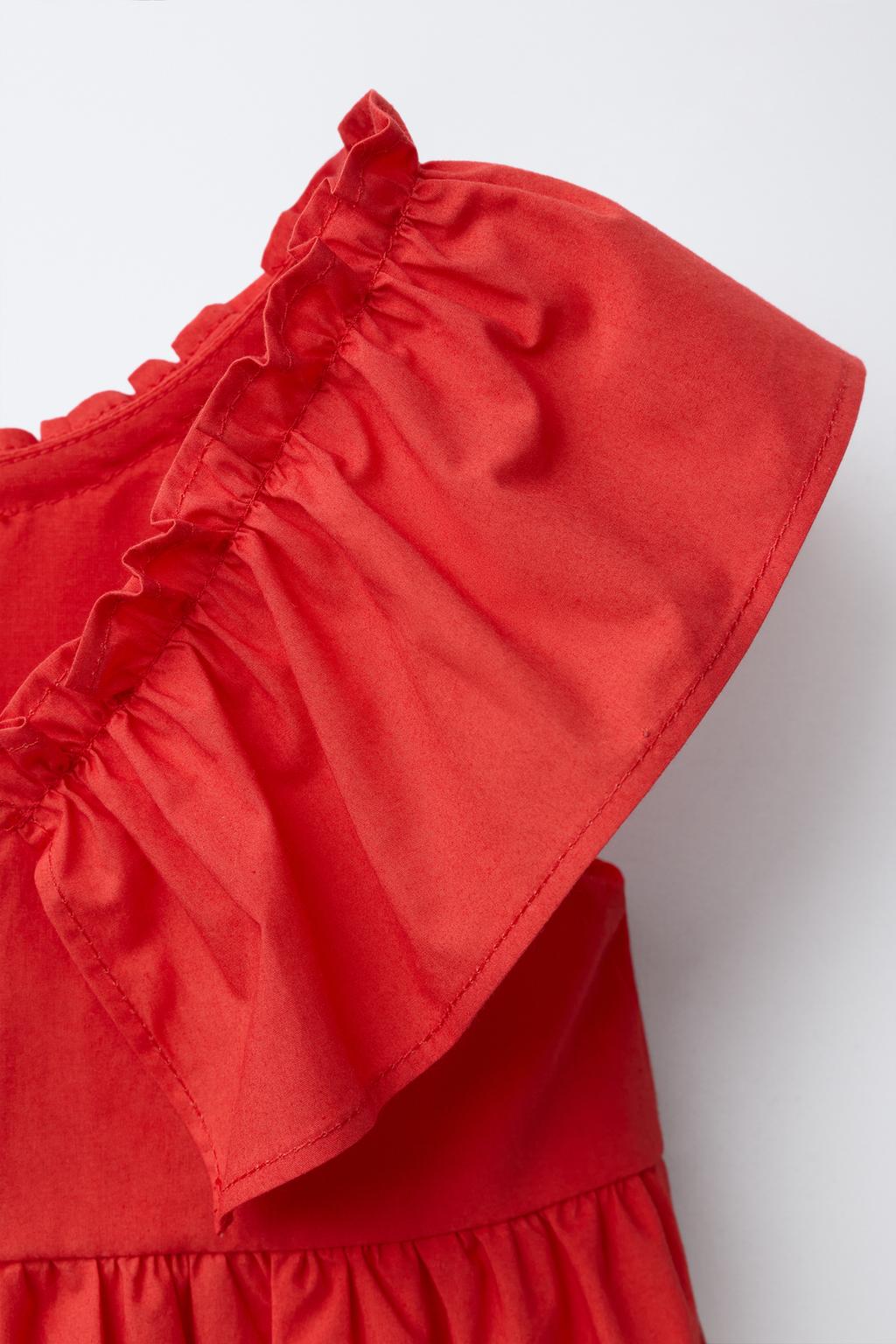 ПЛАТЬЕ ОБЪЕМНОГО КРОЯ ИЗ ПОПЛИНА