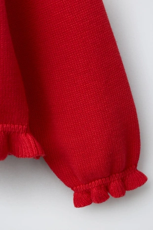 Кардиган с воланами- Заказать в России