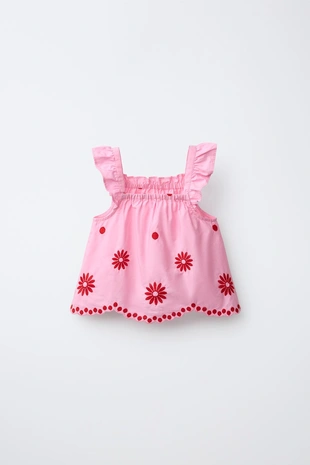 Топ с вышивкой- Заказать в России