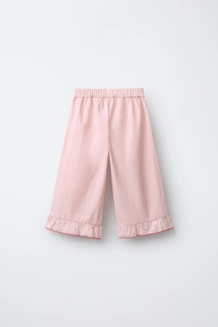 Брюки-кюлоты из поплина- Заказать в России