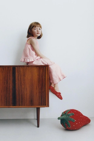 Брюки-кюлоты из поплина- Заказать в России