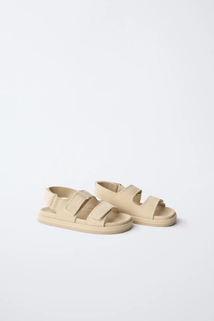 Купить Zara Кожаные сандалии