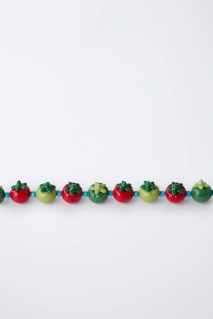 Red | 0441/639/600 - Zara Ожерелье из бусин «томаты»