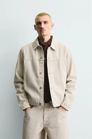 Базовая джинсовая куртка- Заказать в России