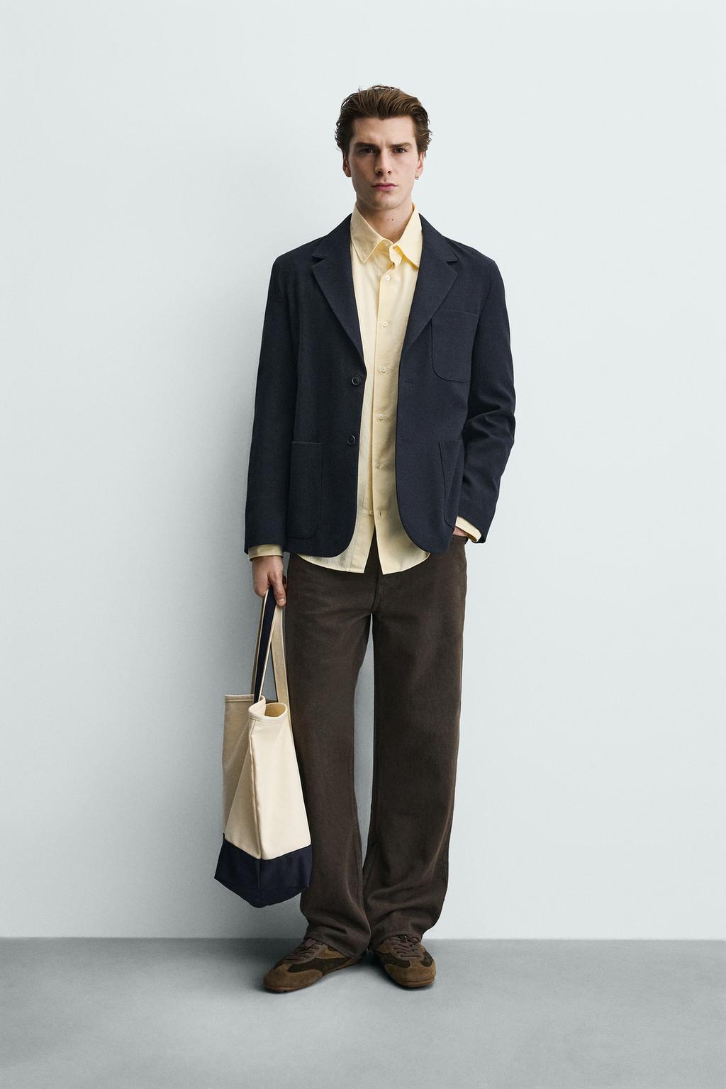 Пиджак из шерстяной смеси с карманами