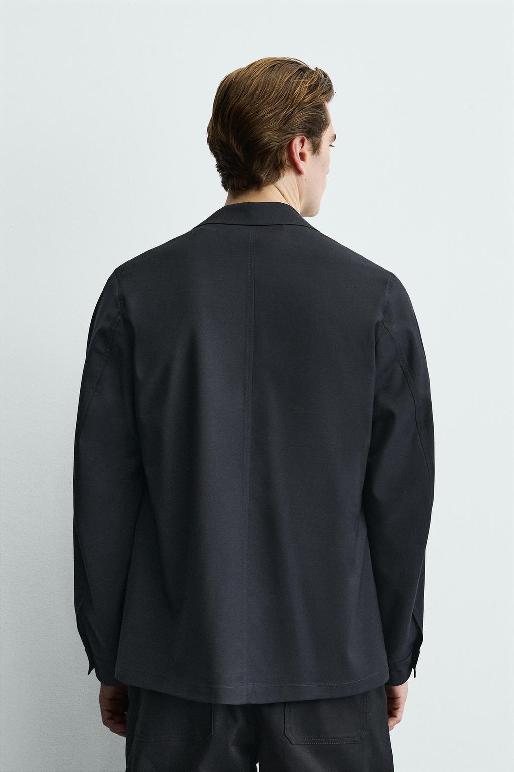 Пиджак свободного кроя из шерстяной смеси