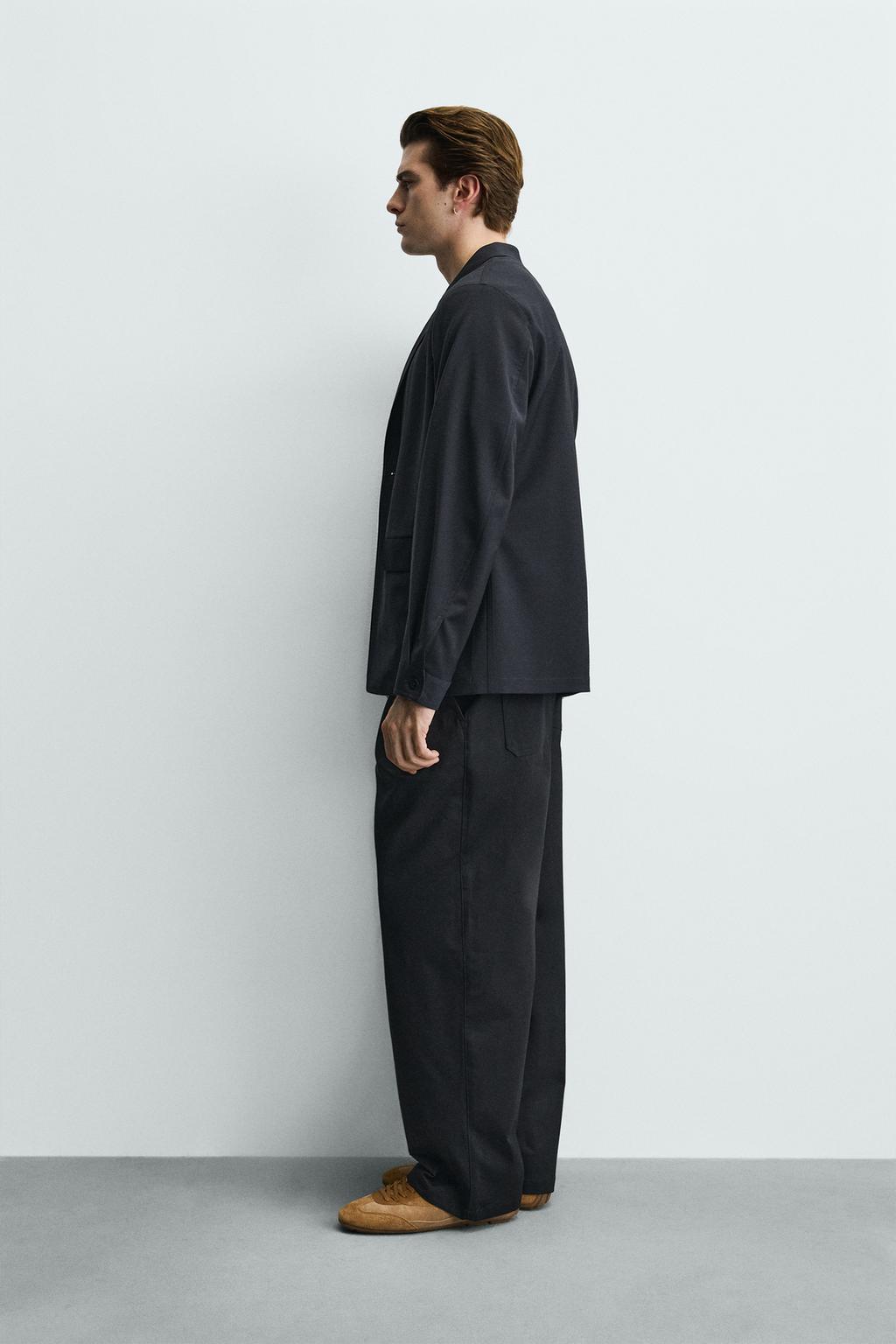 Пиджак свободного кроя из шерстяной смеси