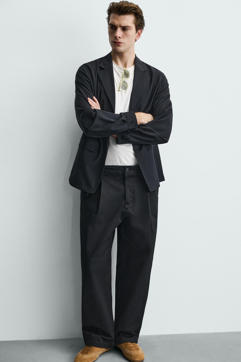 Пиджак свободного кроя из шерстяной смеси