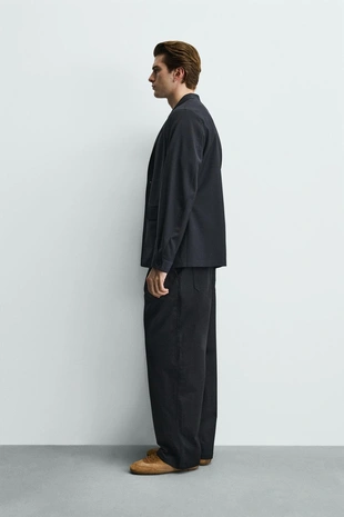 Пиджак свободного кроя из шерстяной смеси- Заказать в России