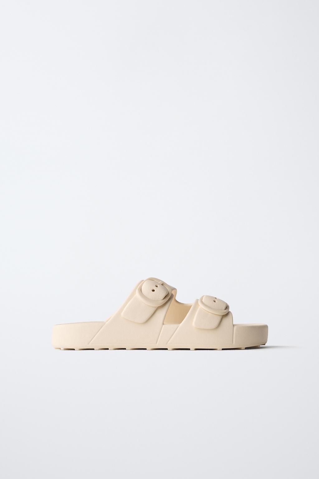 РЕЗИНОВЫЕ САНДАЛИИ С ПРЯЖКАМИ