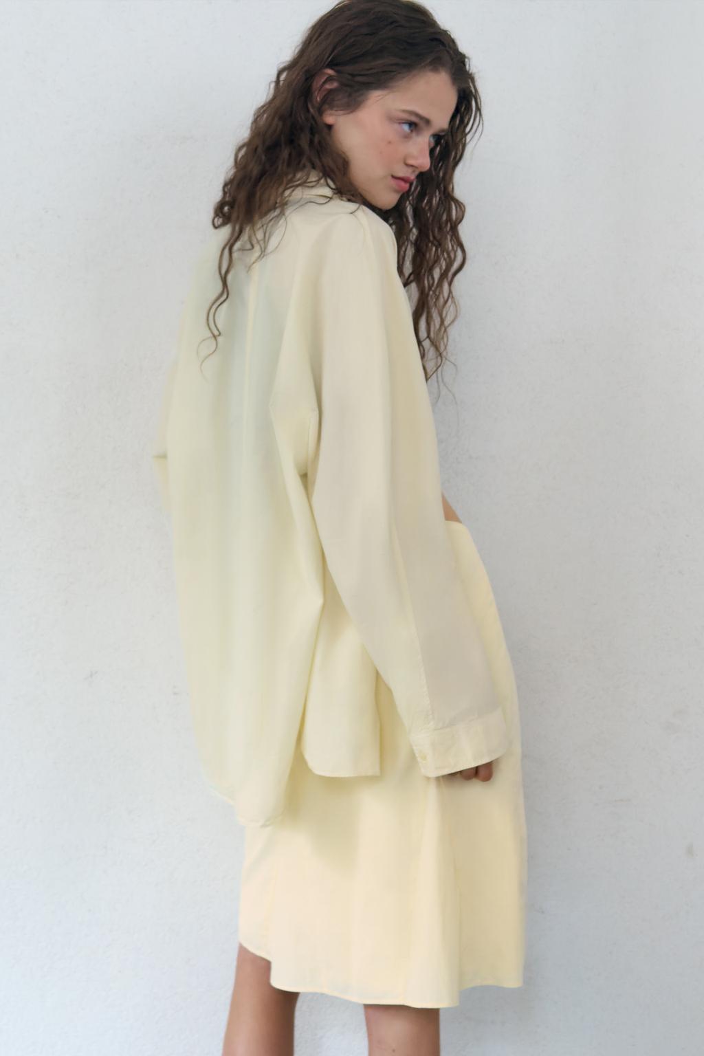 РУБАШКА ОВЕРСАЙЗ ИЗ ПОПЛИНА