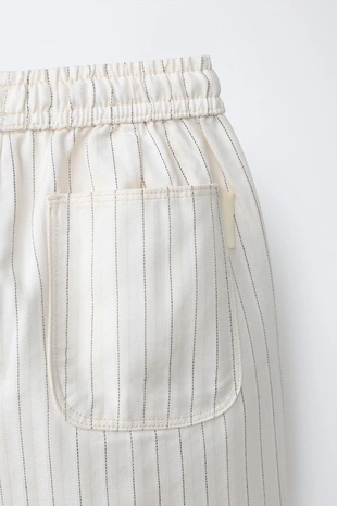 Удобные брюки в полоску- Заказать в России