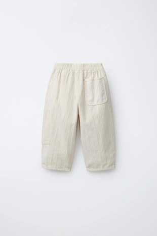 Брюки BAGGY рустик заплаты- Заказать в России