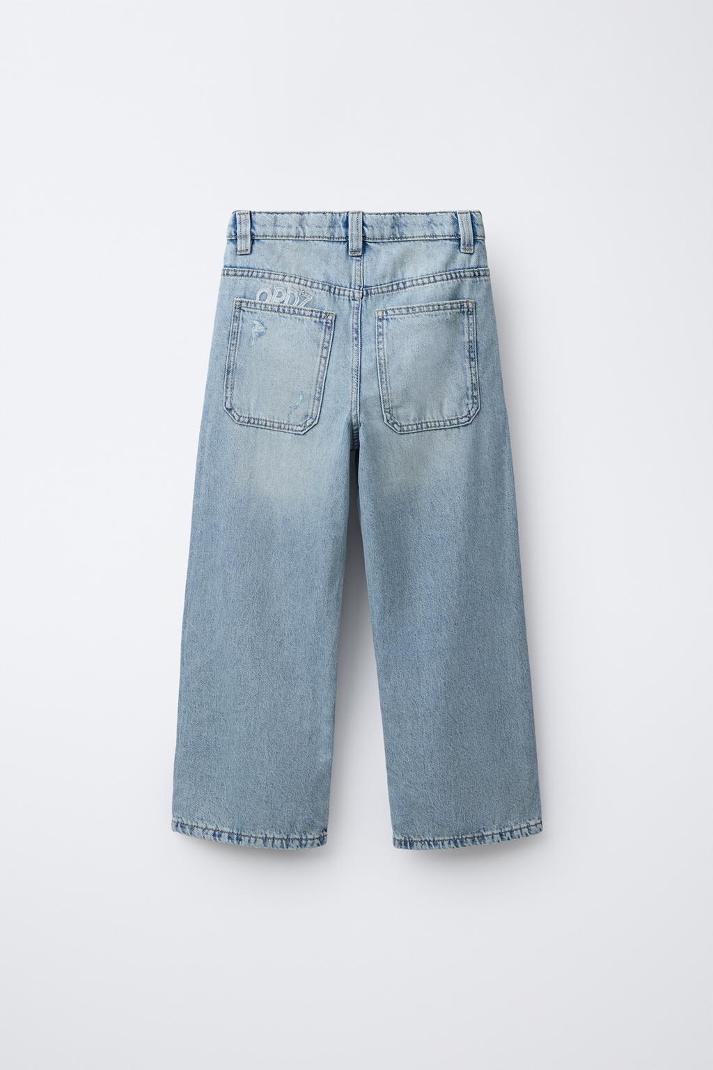 ДЖИНСЫ WIDE LEG С ВЫШИВКОЙ