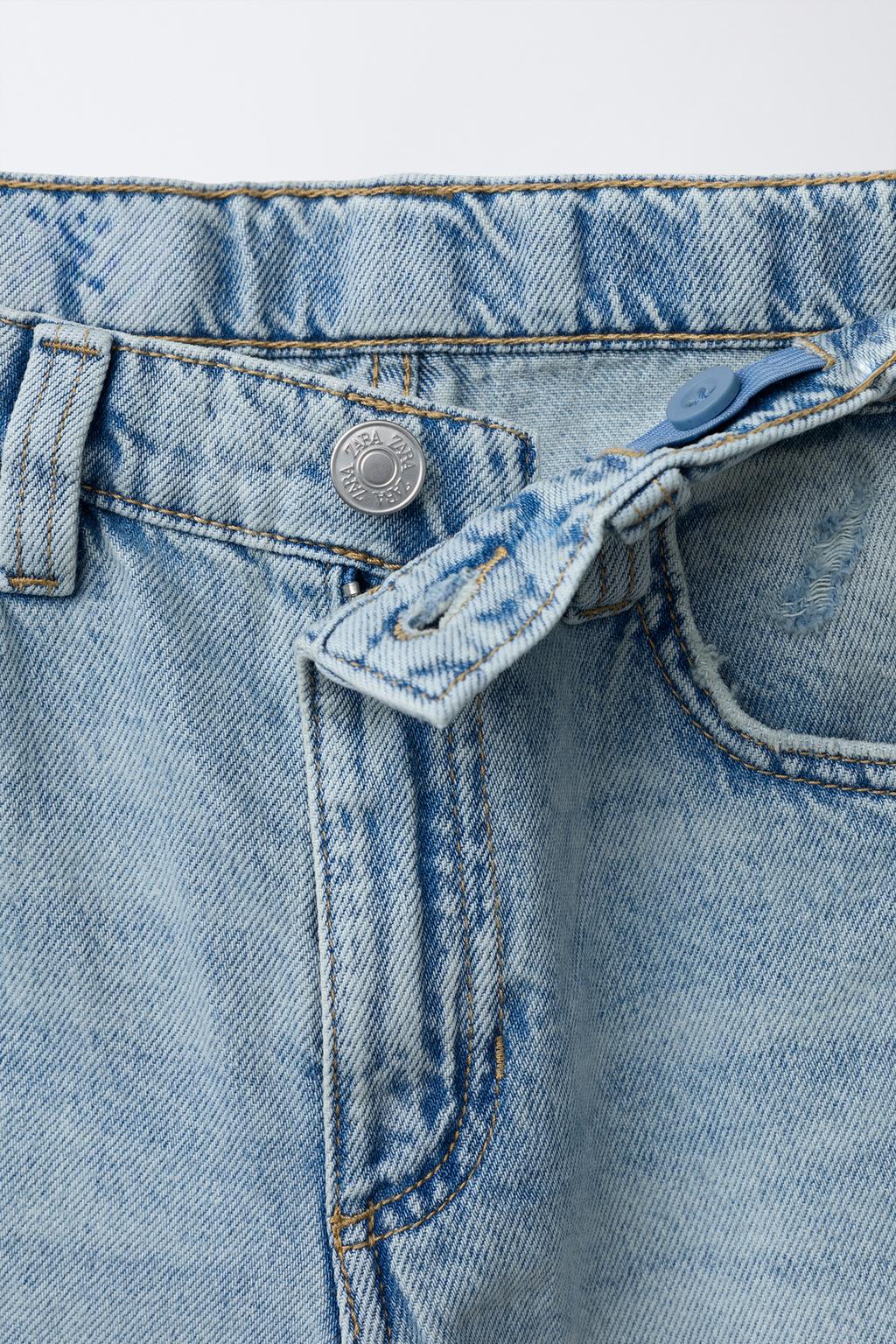 ДЖИНСЫ WIDE LEG С ВЫШИВКОЙ