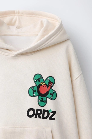 Худи с принтом и логотипом- Заказать в России