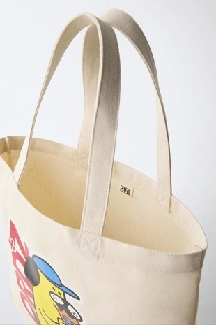 Сумка-шопер с рисунком- Заказать в России