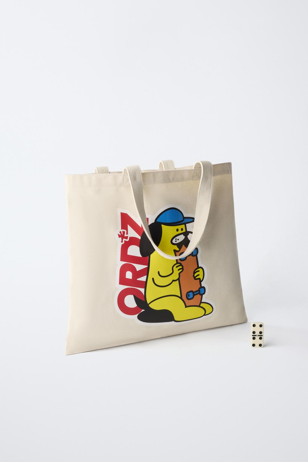 СУМКА-ШОПЕР С РИСУНКОМ