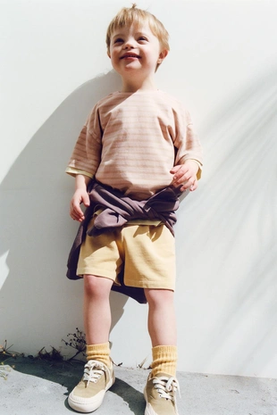 Базовые шорты из мягкой ткани- Заказать в России