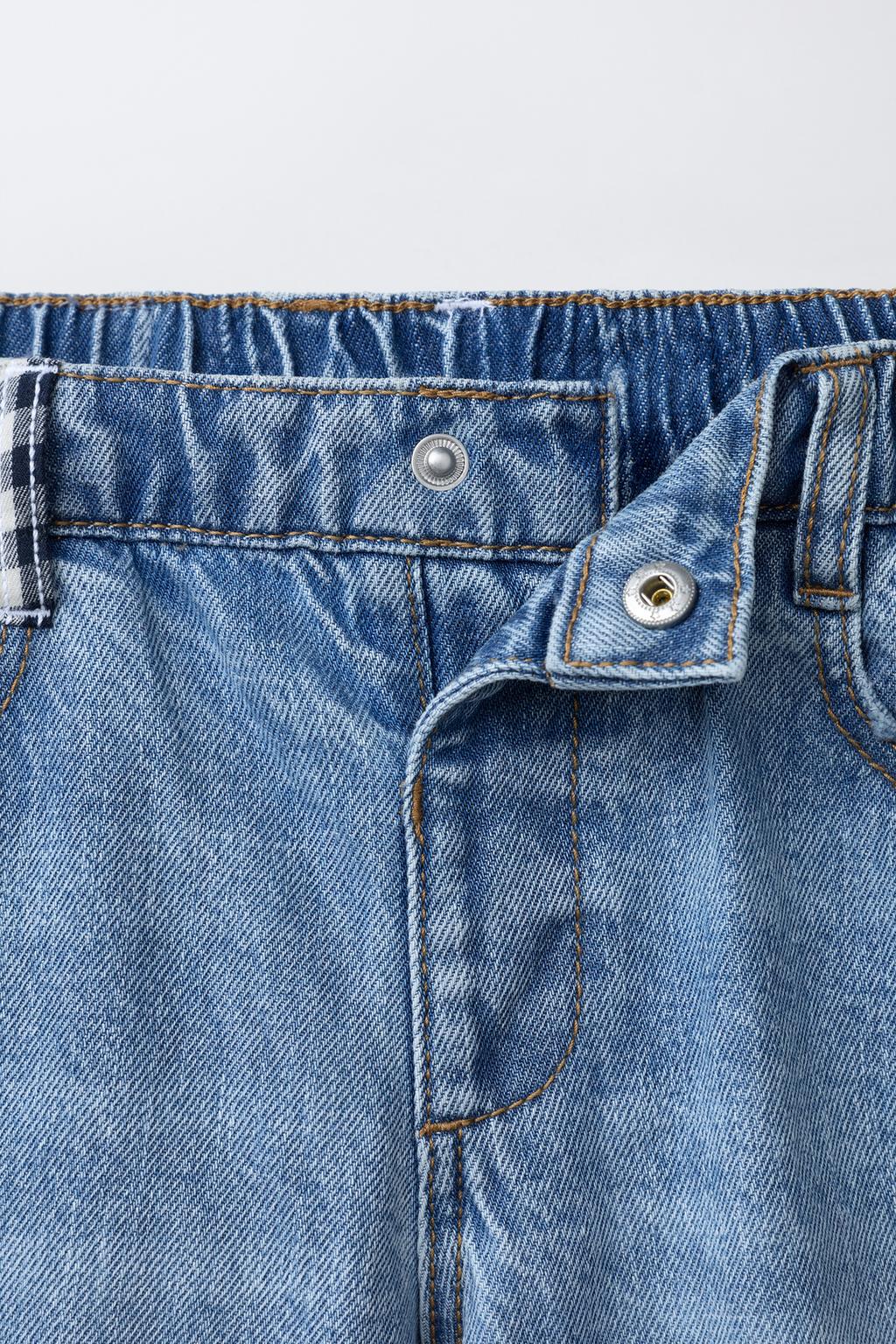 ДЖИНСЫ BAGGY С НАКОЛЕННИКАМИ