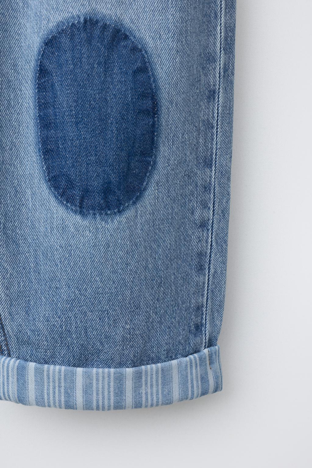 ДЖИНСЫ BAGGY С НАКОЛЕННИКАМИ