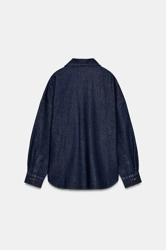 ДЖИНСОВАЯ РУБАШКА коллекция Zara «ZW»