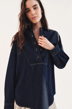 Джинсовая рубашка ZW COLLECTION- Заказать в России