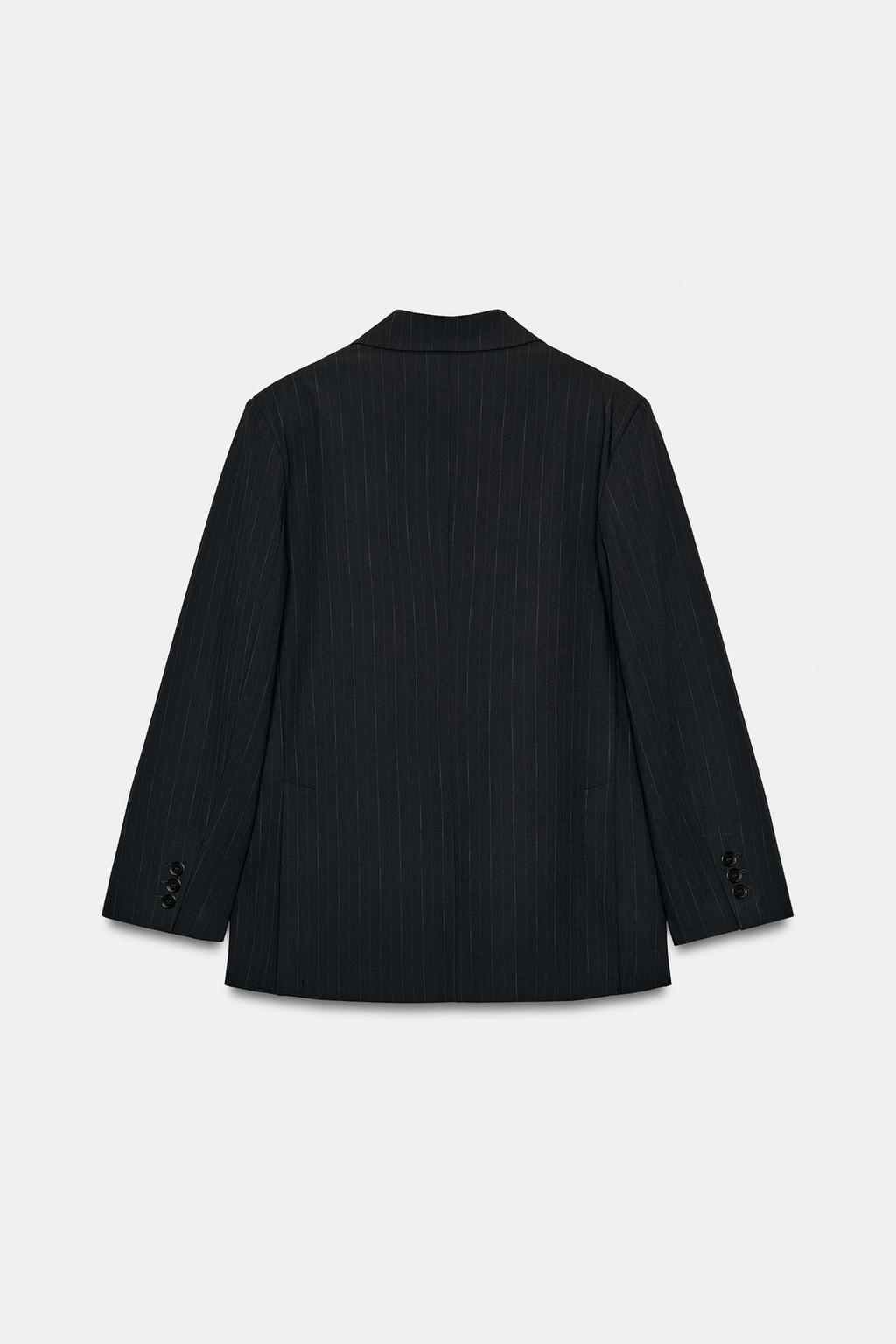 БЛЕЙЗЕР OVERSIZE В ТОНКУЮ ПОЛОСКУ