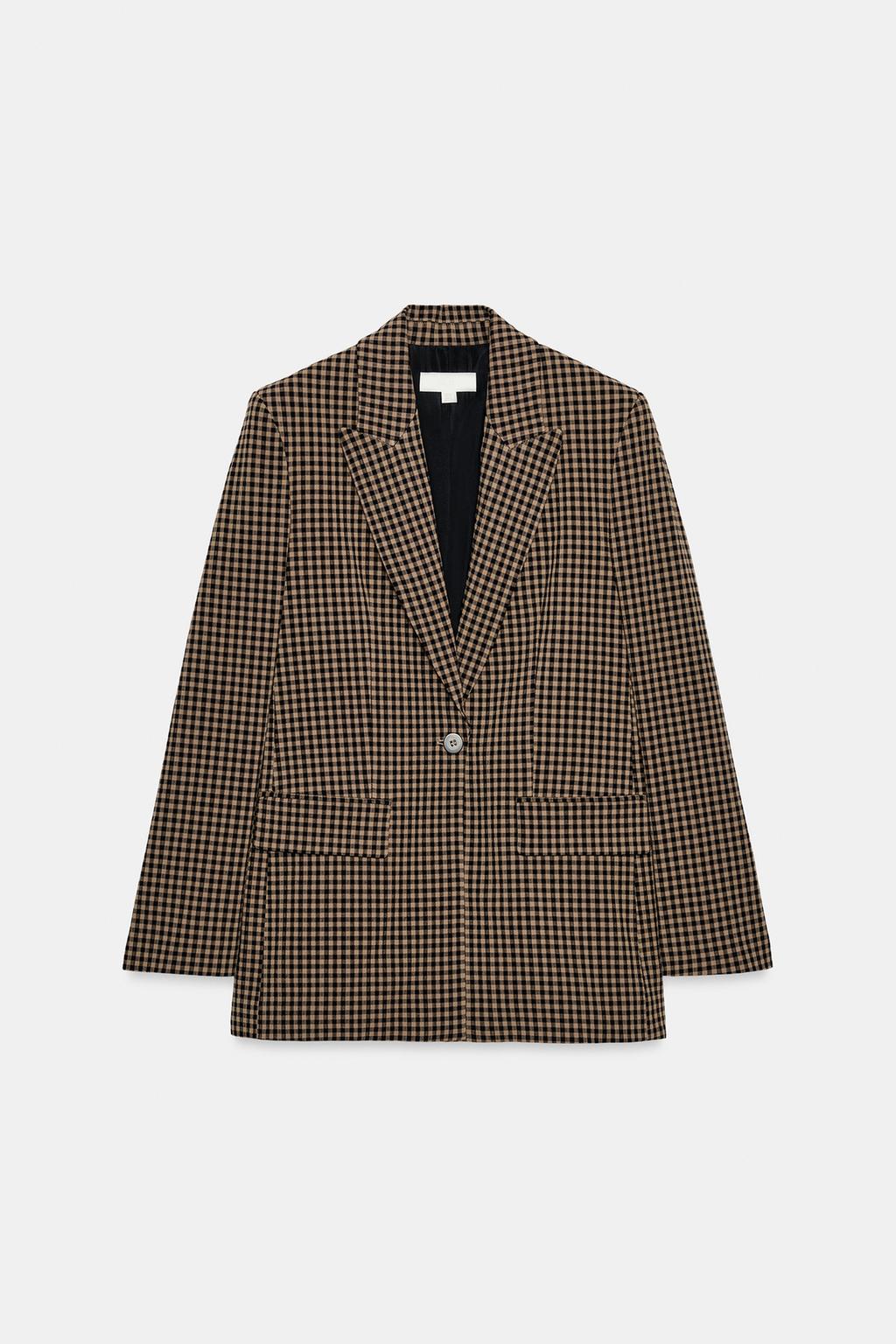 БЛЕЙЗЕР ОВЕРСАЙЗ В КЛЕТКУ ВИШИ