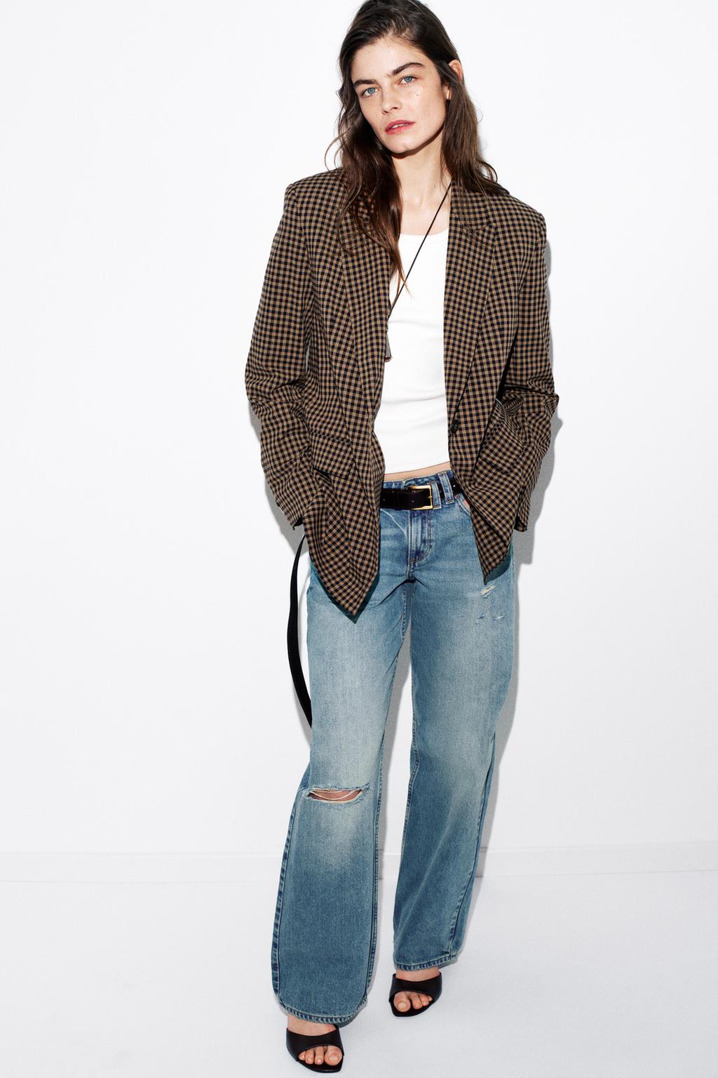 БЛЕЙЗЕР ОВЕРСАЙЗ В КЛЕТКУ ВИШИ