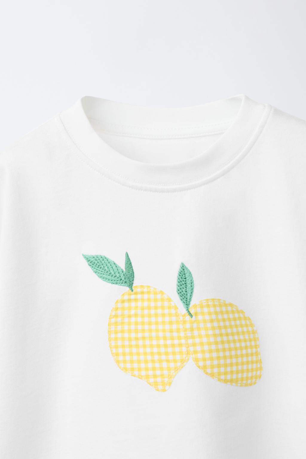 ФУТБОЛКА С НАШИВКОЙ «ЛИМОНЫ»