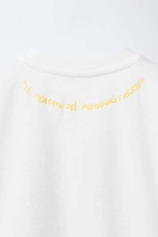 Футболка с нашивкой «лимоны»- Заказать в России