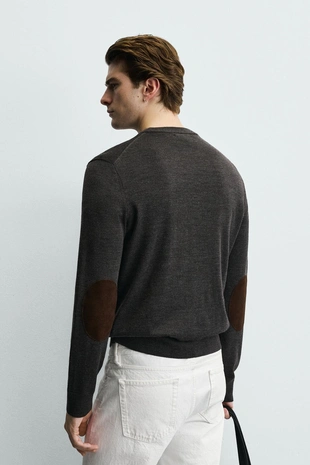 Свитер из 100% шерсти- Заказать в России