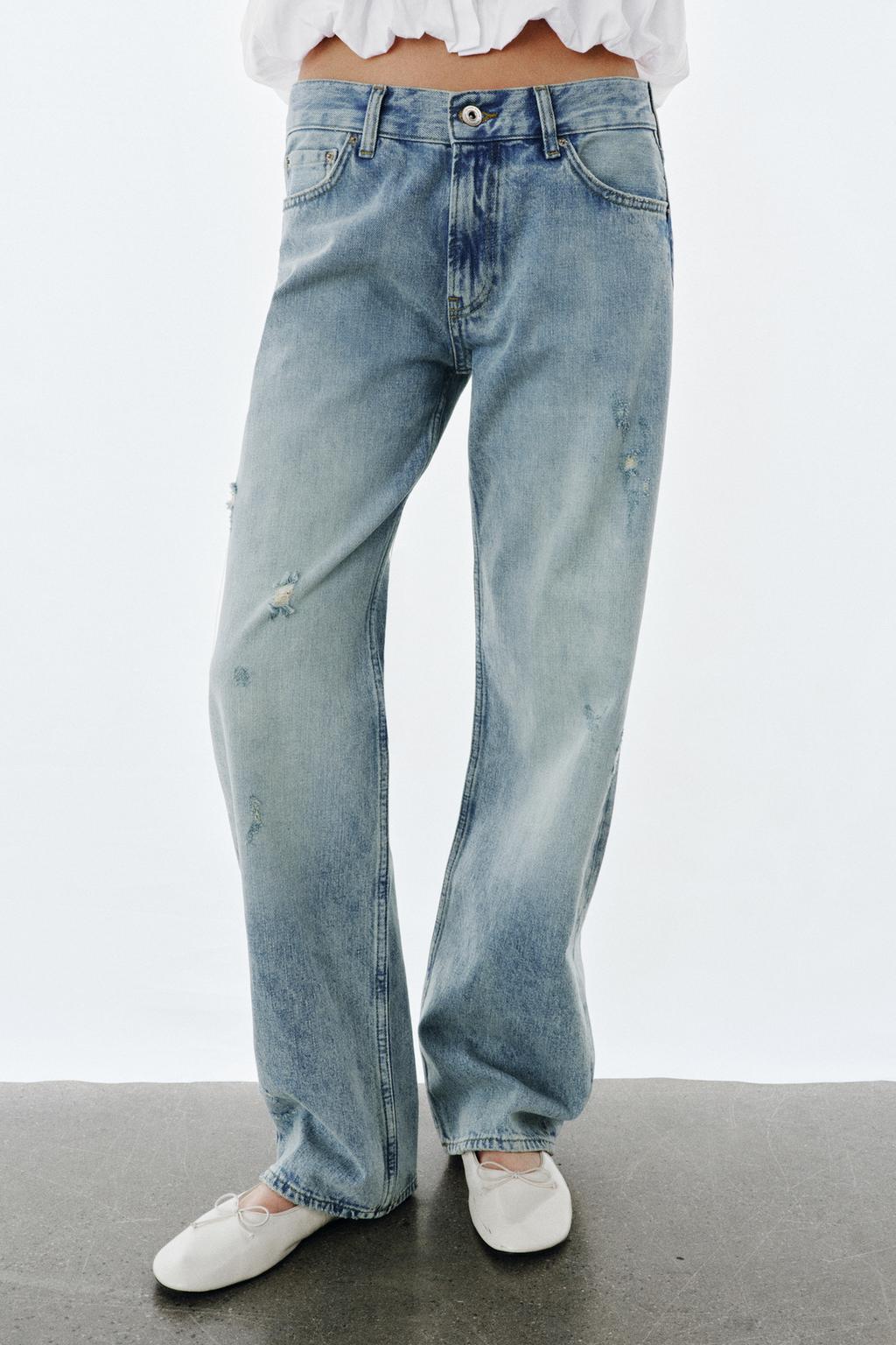 ДЖИНСЫ RELAXED STRAIGHT С НИЗКОЙ ПОСАДКОЙ — ZW COLLECTION