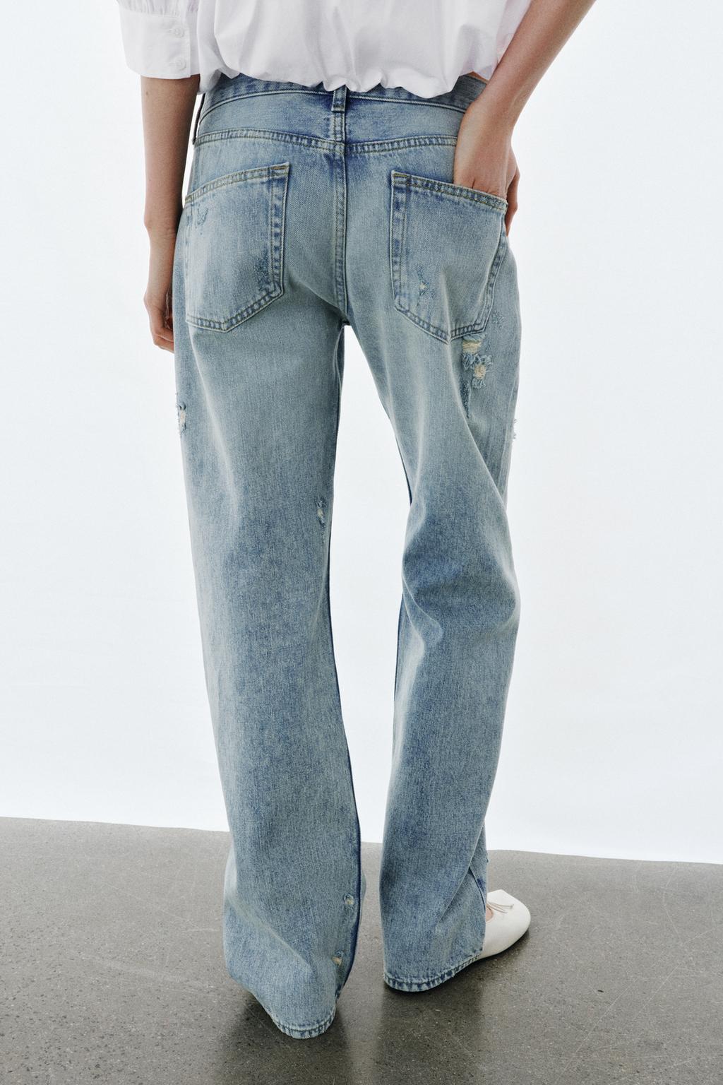 ДЖИНСЫ RELAXED STRAIGHT С НИЗКОЙ ПОСАДКОЙ — ZW COLLECTION